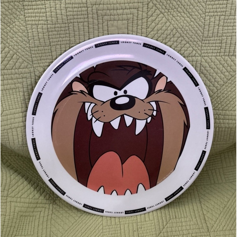 Vintage Looney Toons Tasmanian Devil Taz Zak Design 10 3/8" Plate